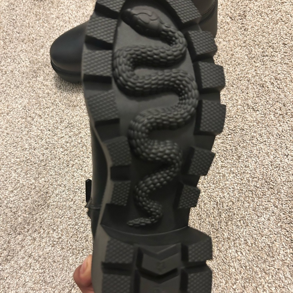 Women’s Black Snake Sole Boots